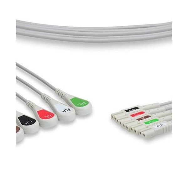 Ilc Replacement for Spacelabs PC Bedside ECG Leadwires Snap PC BEDSIDE ECG LEADWIRES SNAP SPACELABS - main